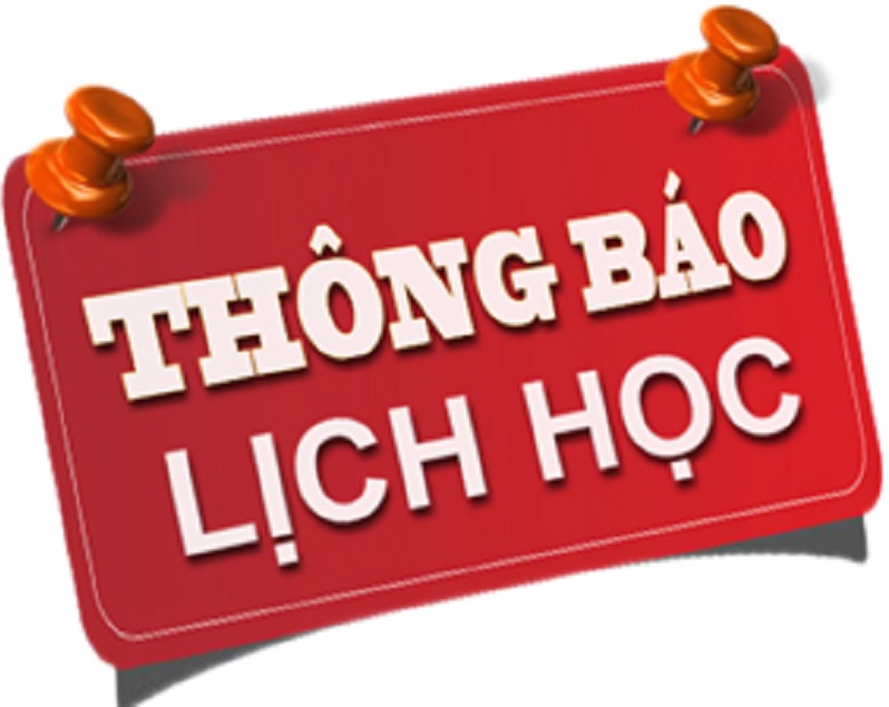 Lịch thi kết thúc học phần Học kỳ 2 Năm học 2017 - 2018